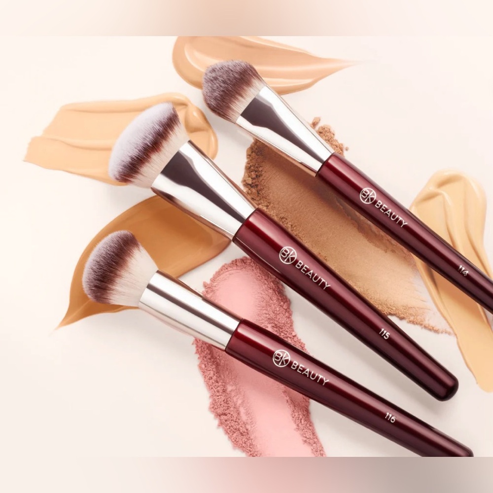 BK Beauty Core Complexion Trio Makeup Brushes Set (3PC) BNIB 🔖 114, 115, 116 - Picture 9 of 12
